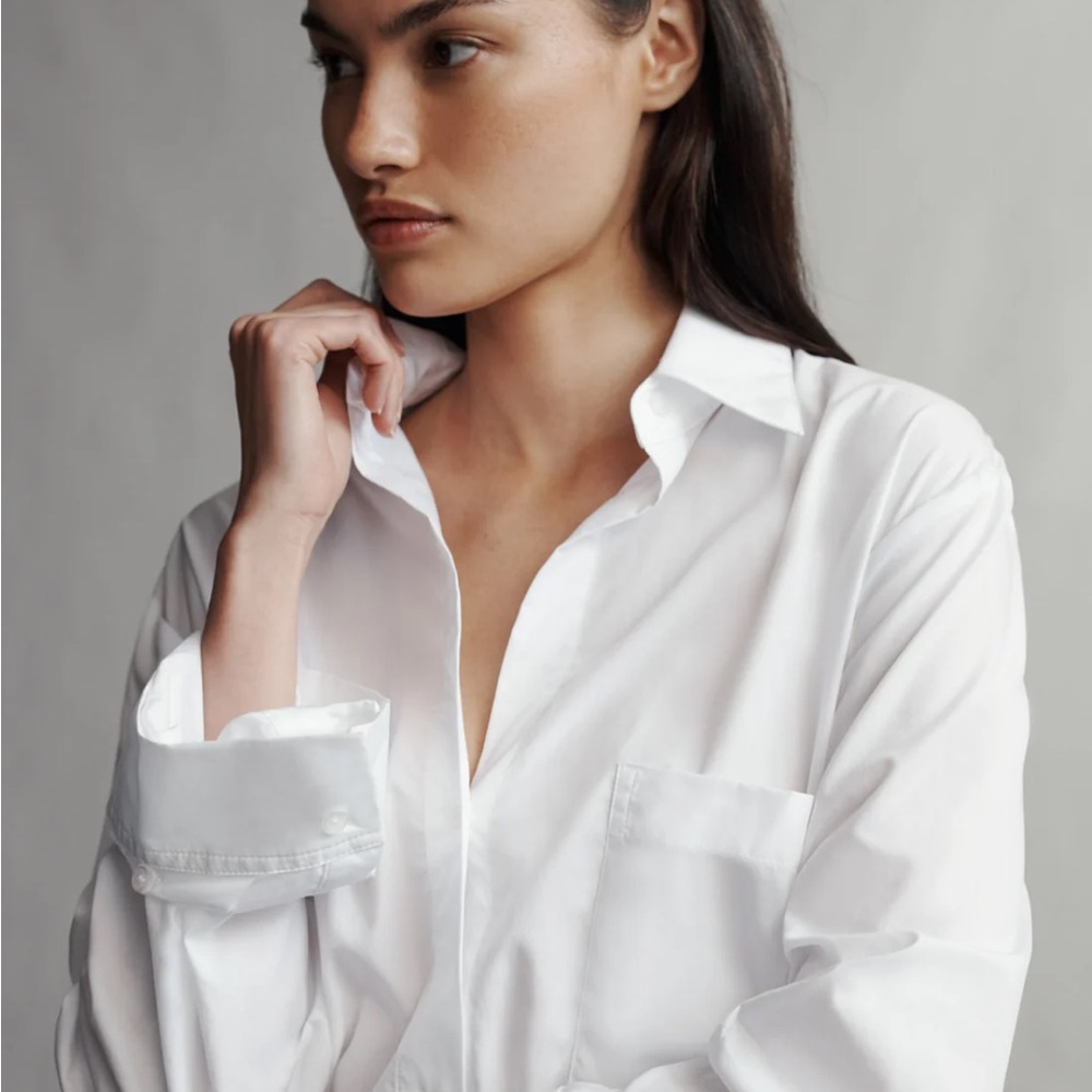 TWP New Morning After Button Down Shirt in Superfine Cotton - NWT - Picture 3 of 3
